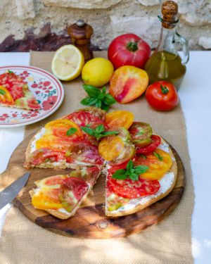 Recette Tarte fine tomate ricotta