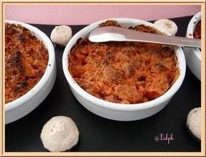 Recette Crumble rose au thermomix