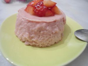 Recette Bavarois fraise