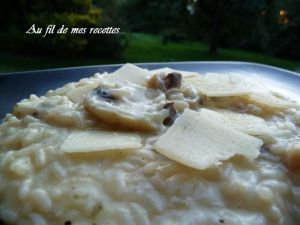 Recette Risotto aux champignons au cook'in