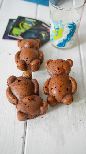 Recette Petits gâteaux oursons en chocolat