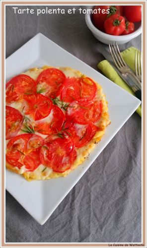 Recette Tarte polenta à la tomate