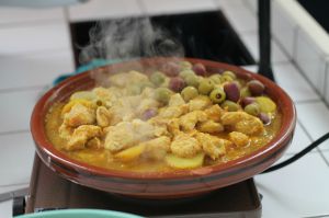 Recette Tajine de poulet aux olives