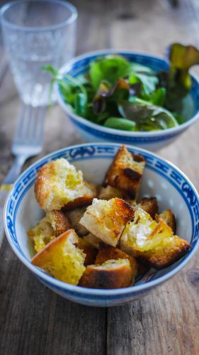 Recette Croutons au parseman à l’Airfryer