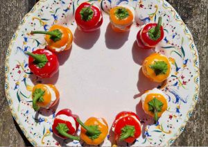 Recette Min poivrons snacky farcis