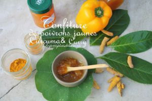 Recette Confiture de poivrons jaunes au curcuma et au curry