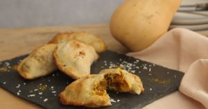 Recette Petits chaussons butternut, coco, curry