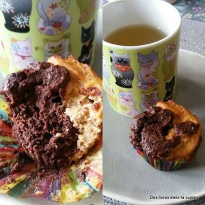 Recette Muffin vegan chocolat noir-patate douce pour ne pas oublier d'avoir la patate!