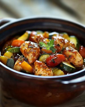 Recette Poulet Courgettes Tajine : Recette Facile et Savoureuse