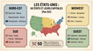 Recette 52 états des états-unis et leurs capitales à découvrir