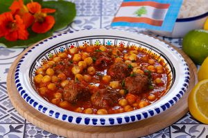 Recette Ragoût de boulettes d’agneau à la libanaise