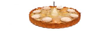 Recette Tarte Bourdaloue, ou tarte amandine aux poires, de Lenôtre