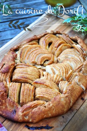 Recette Tarte rustique aux pommes