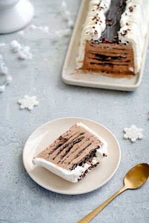 Recette Viennetta maison au chocolat; la bûche glacée de Noël