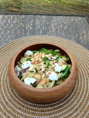 Recette Salade de farfalle au pesto