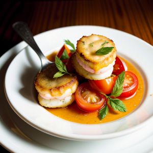 Recette Pavé de bar et sa bisque de langoustines et tomates