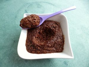 Recette Bowl cake vanille chocolat au chia et au psyllium (hyperprotéiné, diététique, sans sucre, sans beurre et très riche en fibres)