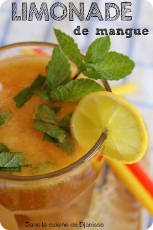 Recette Limonade de mangue (mango-ade ?) – #Vegan