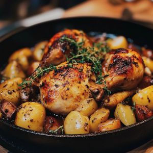 Recette Poulet Croustillant au Four