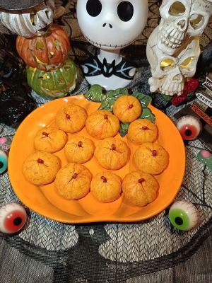 Recette Biscuits citrouilles trompe l'oeil