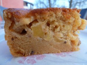 Recette French Apple cake d'ap. Jamie Oliver mais aux raisins