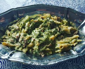 Recette One pot pasta au brocolis, bacon et fromage frais au Cookéo
