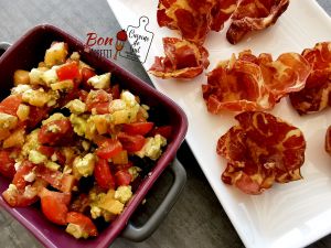 Recette Nids de Coppa au Melon et Feta : Recette Facile et très gourmande pour Apéritif