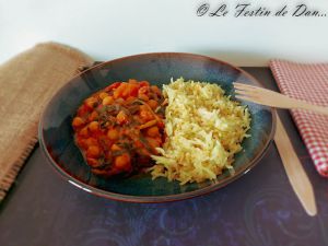 Recette Chili de Pois Chiches, Epinards et Potimarron