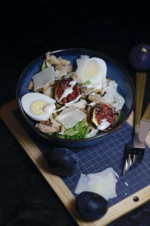 Recette Salade César aux figues