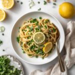 Recette Easy Lemony Spring Pea Pasta