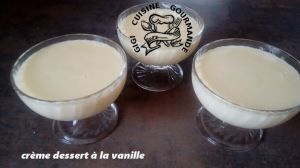 Recette Crème à la vanille au cookéo