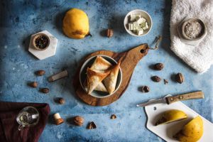 Recette Samossas au coing et bleu