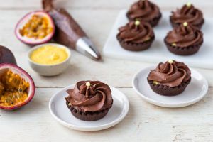 Recette Mini tartelettes passion et chocolat