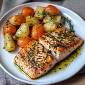 Recette Saumon Ail Légumes : Recette Savoureuse et Facile à Préparer