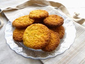 Recette Cookies à la polenta et clémentine