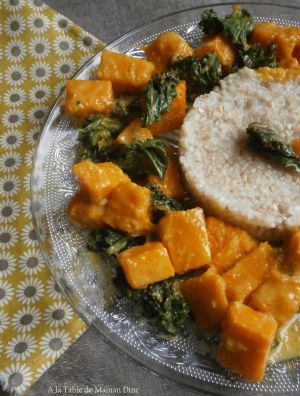 Recette Curry de Kale & butternut ~ Vegan ~