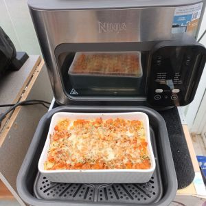 Recette Purée de pdt aux dés de carottes ( combi ninja)