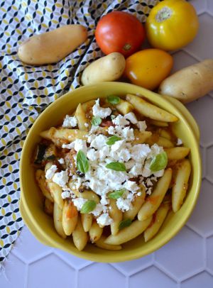 Recette Schumpfnuddeln à la tomate et féta #végétarien