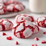 Recette Valentine Crinkle Cookies