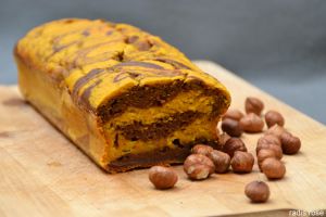 Recette Cake léger marbré potimarron chocolat