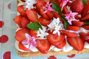 Recette Tarte sablée aux fraises #tarte d'anniversaire