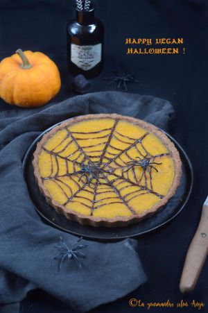 Recette Halloween pumpkin pie #vegan