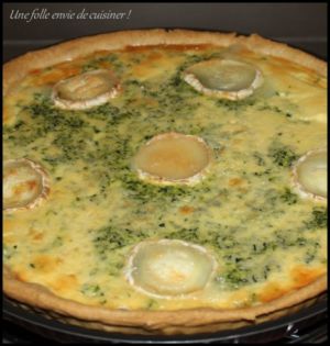 Recette Quiche aux épinards et chèvre