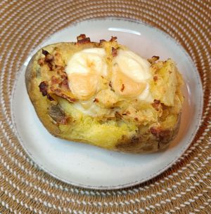 Recette Pommes de terre farcies au lard fumé