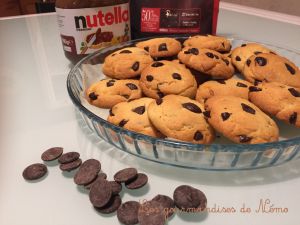 Recette Cookies au coeur Nutella
