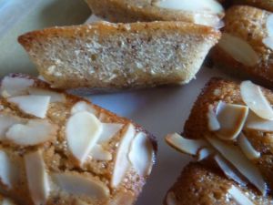 Recette Mini Financiers aux zestes confits