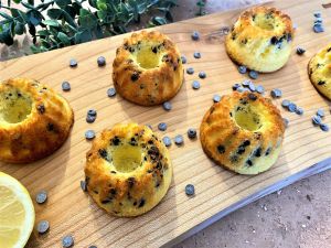 Recette Bundt cakes au citron et pépites de chocolat