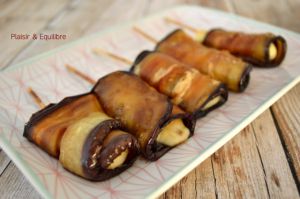 Recette Brochettes d’aubergines façon yakitori