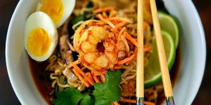 Recette Lime Chili Shrimp Ramen