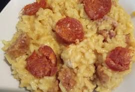 Recette Risotto au poulet et chorizo